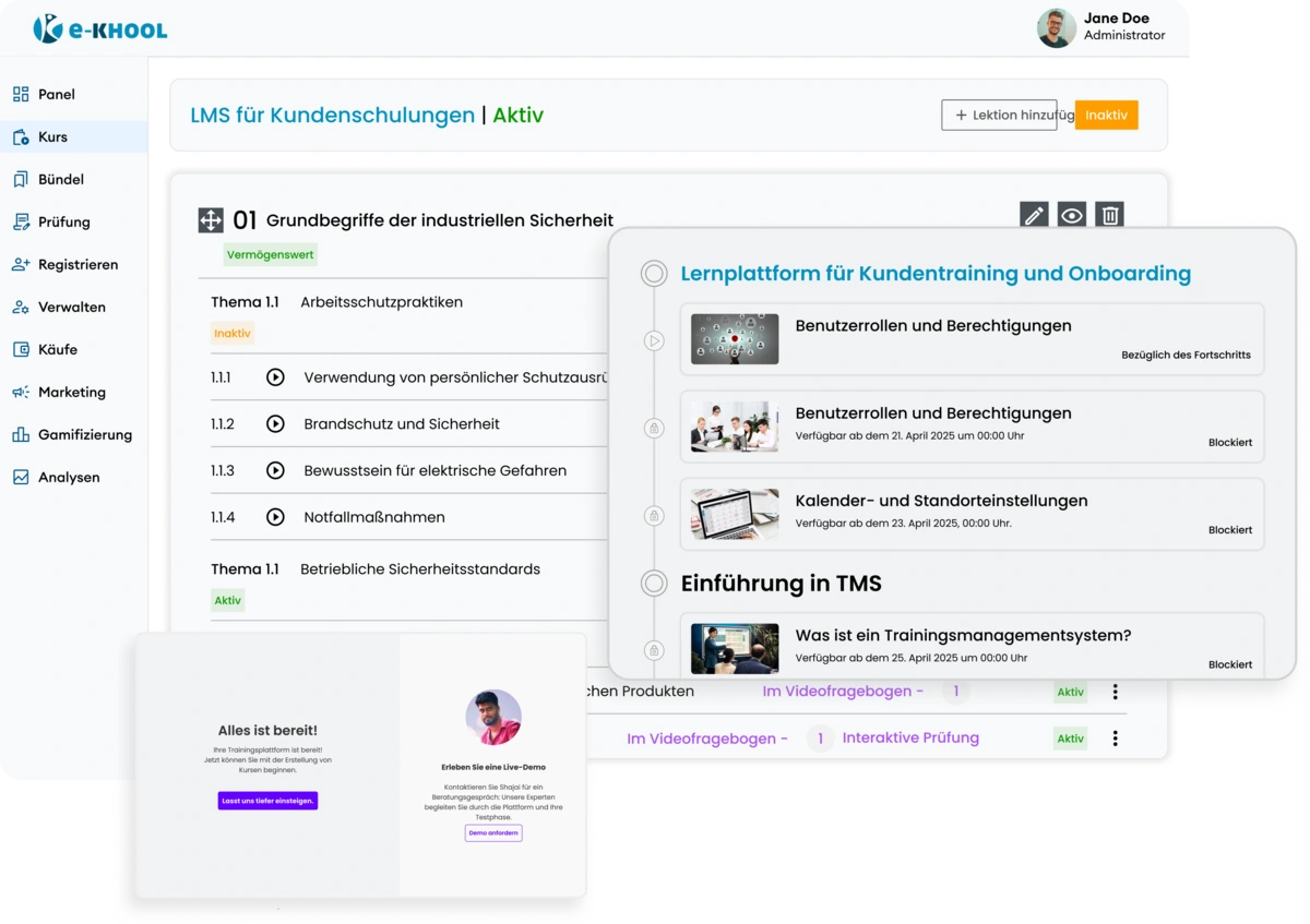 Digitale Lernlösungen für Kundentraining und Produktwissen