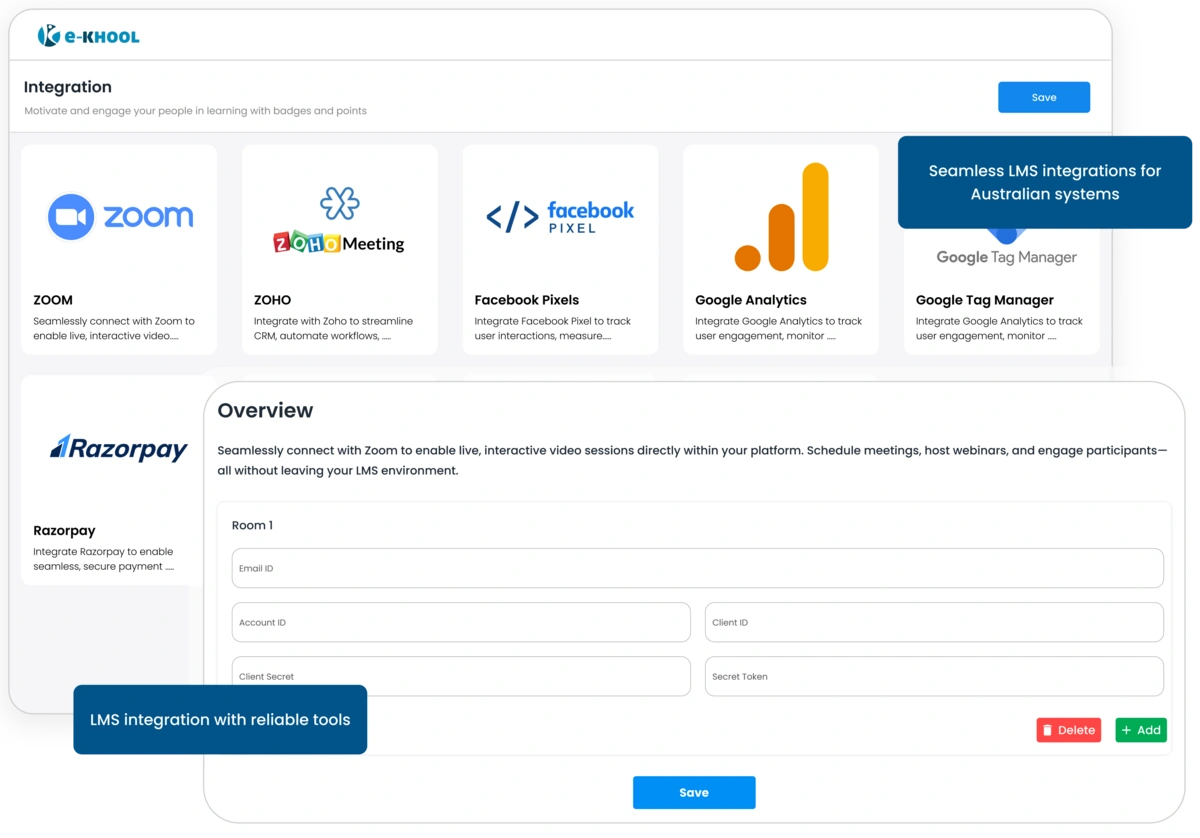 Seamless LMS integration with trusted systems