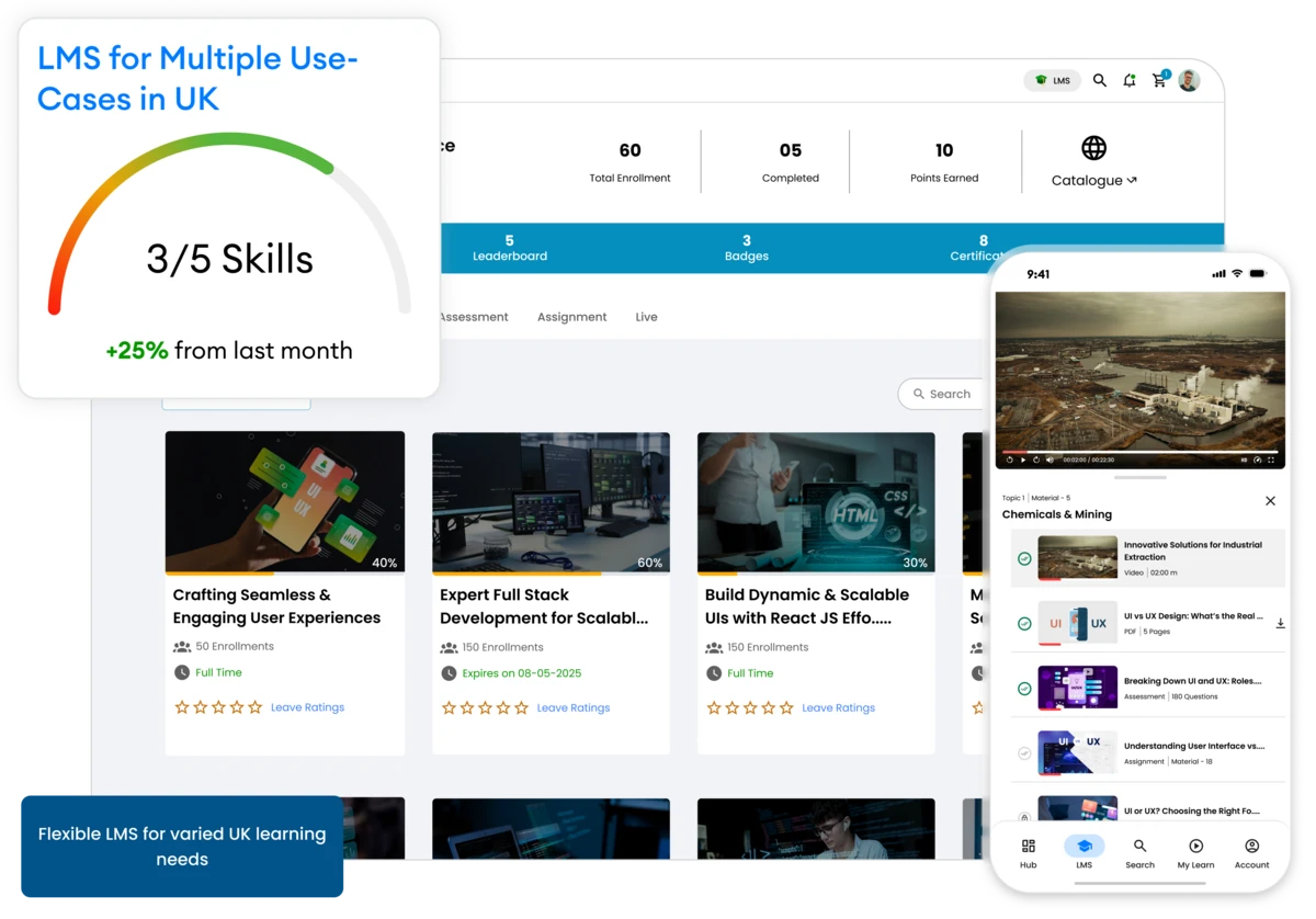 Flexible LMS for diverse UK needs
