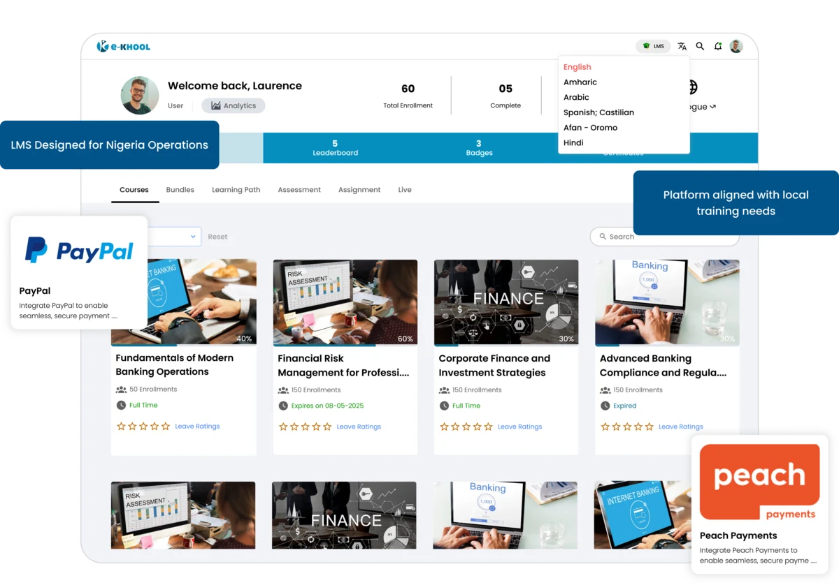 LMS platform designed for Nigeria’s operational and training needs