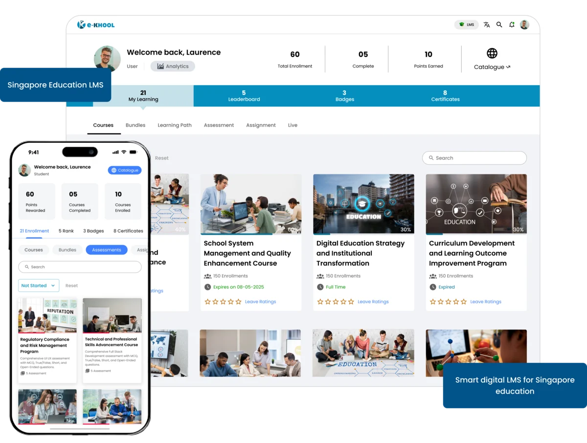 LMS designed for Singapore Education