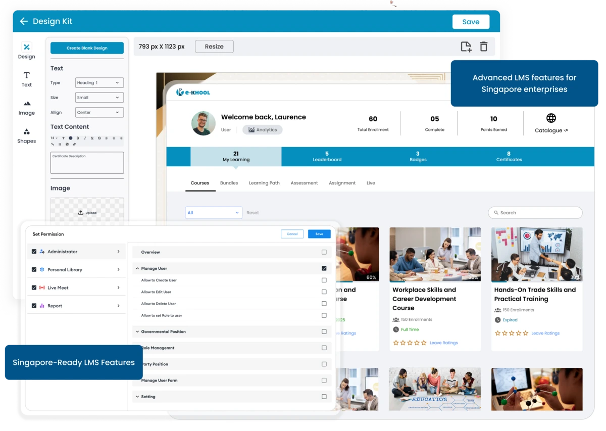 Advanced LMS Features for Singaporean Organizations
