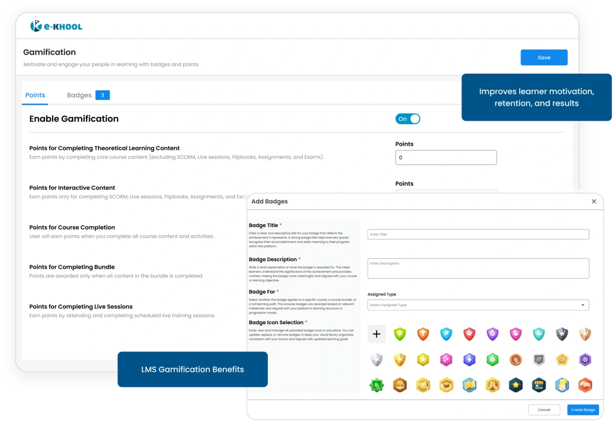Key benefits of a gamified LMS to enhance learning outcomes and interest