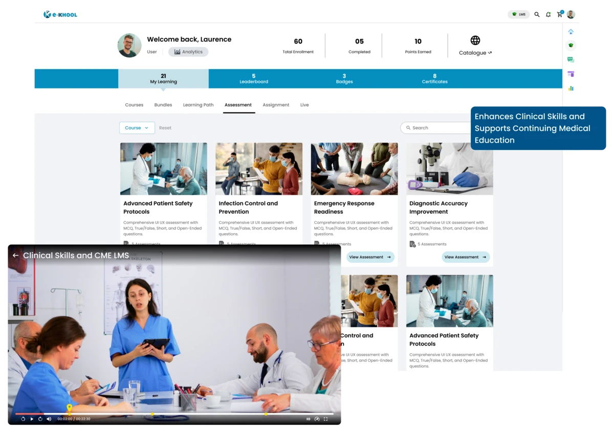 Health Training LMS Enhances Clinical Skills and Supports Continuing Medical Education