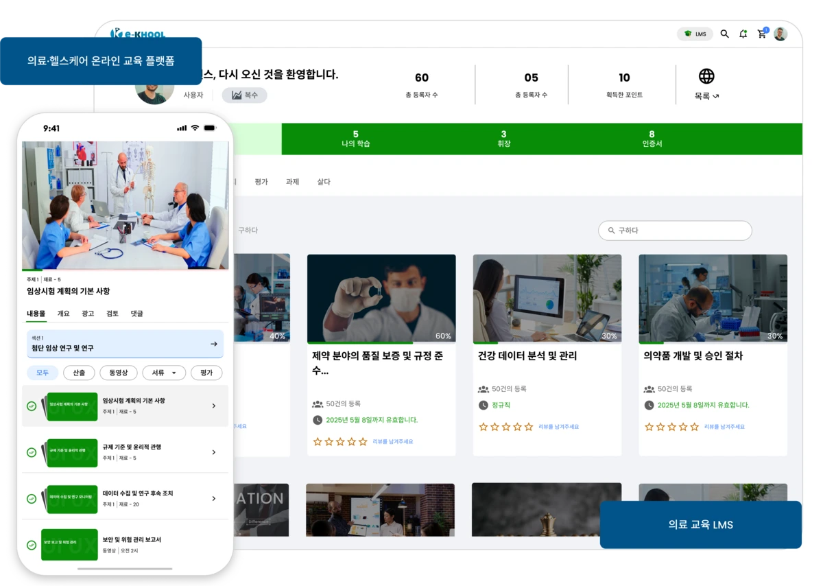 직원 능력 향상과 직무 교육 관리 시스템