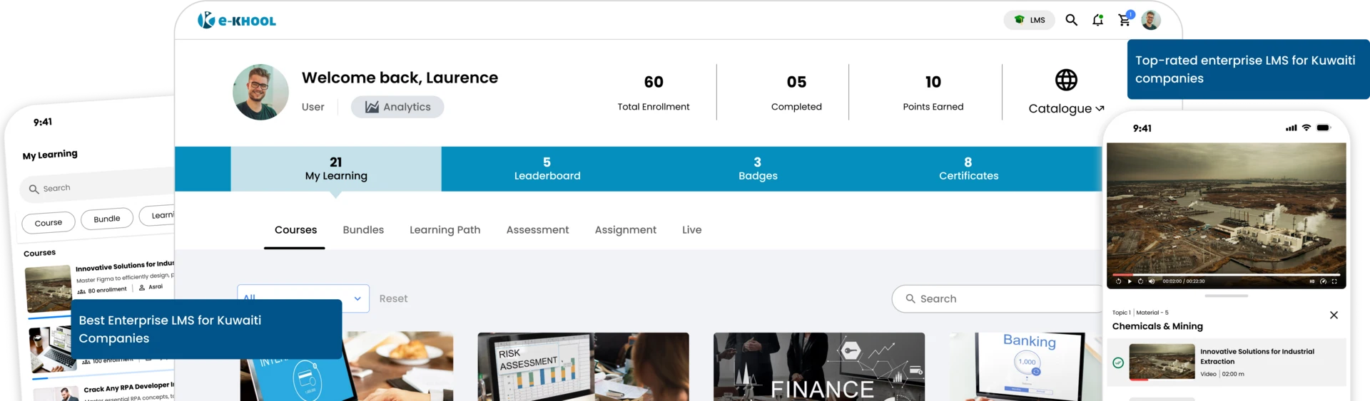 Top-rated enterprise LMS trusted by Kuwaiti companies