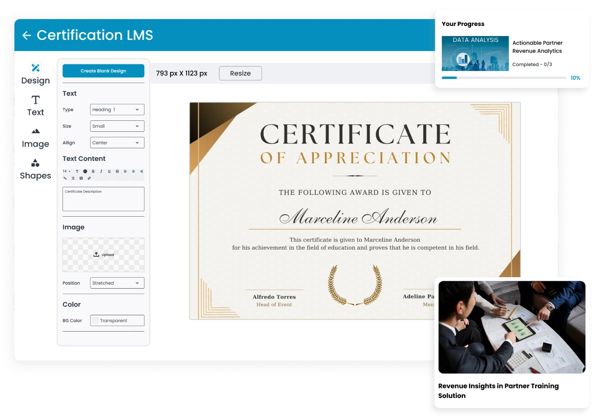 Revenue Insights in Partner Training Solution