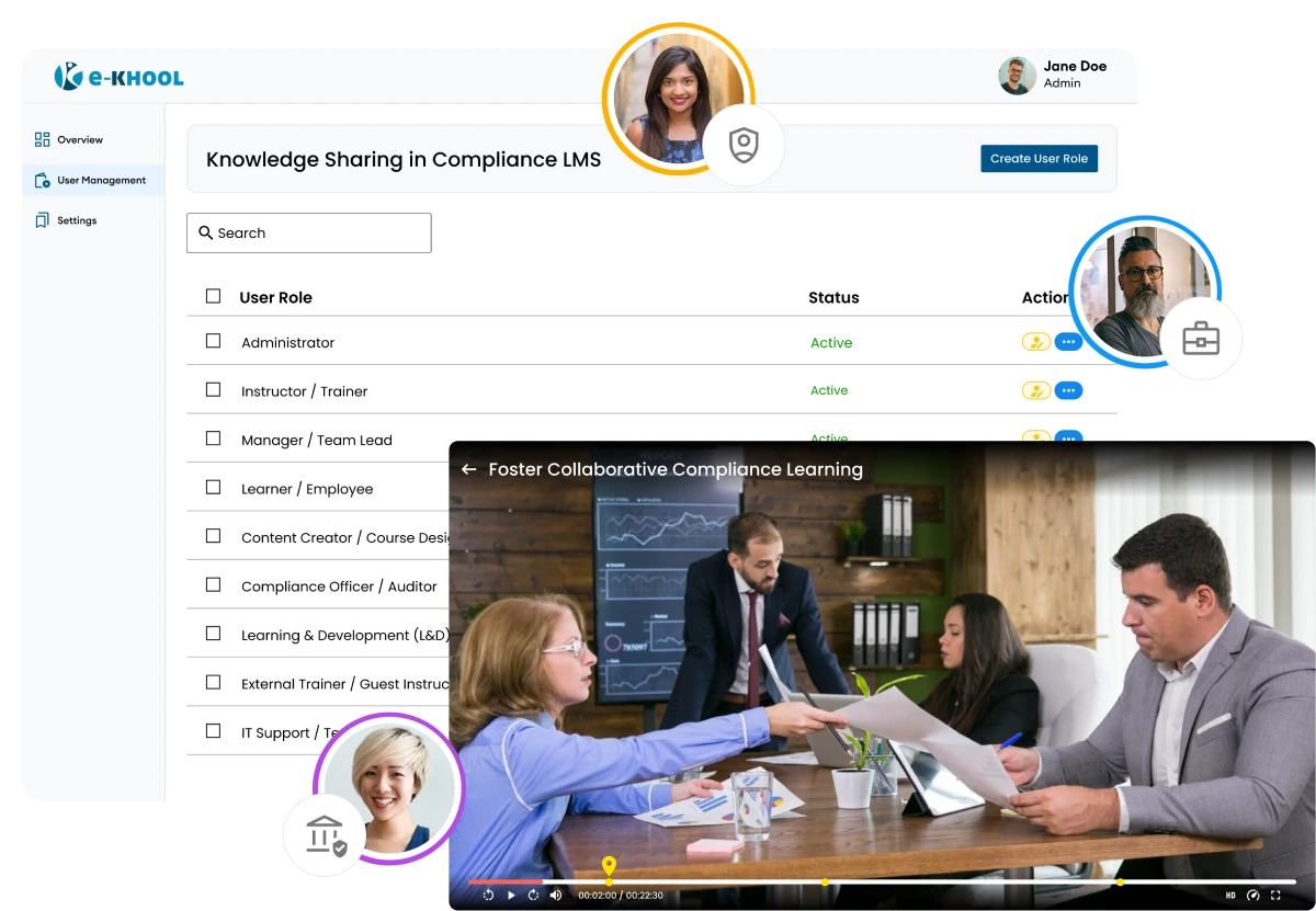 Knowledge Sharing in Compliance LMS 