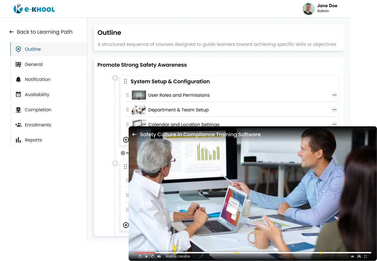 Safety Culture in Compliance Training