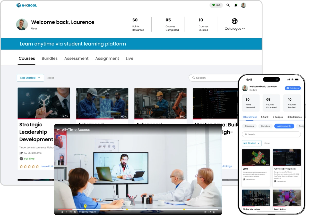 All-time access Student Learning platform